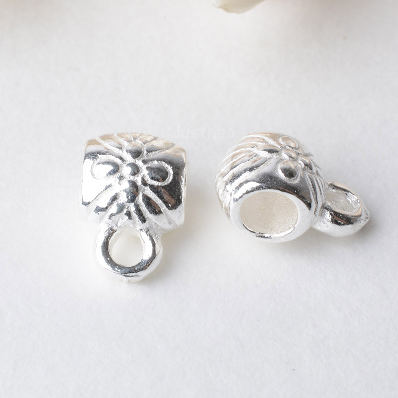 Sterling Silver Ring - Solide 925 sterling silber Rohr Spacer