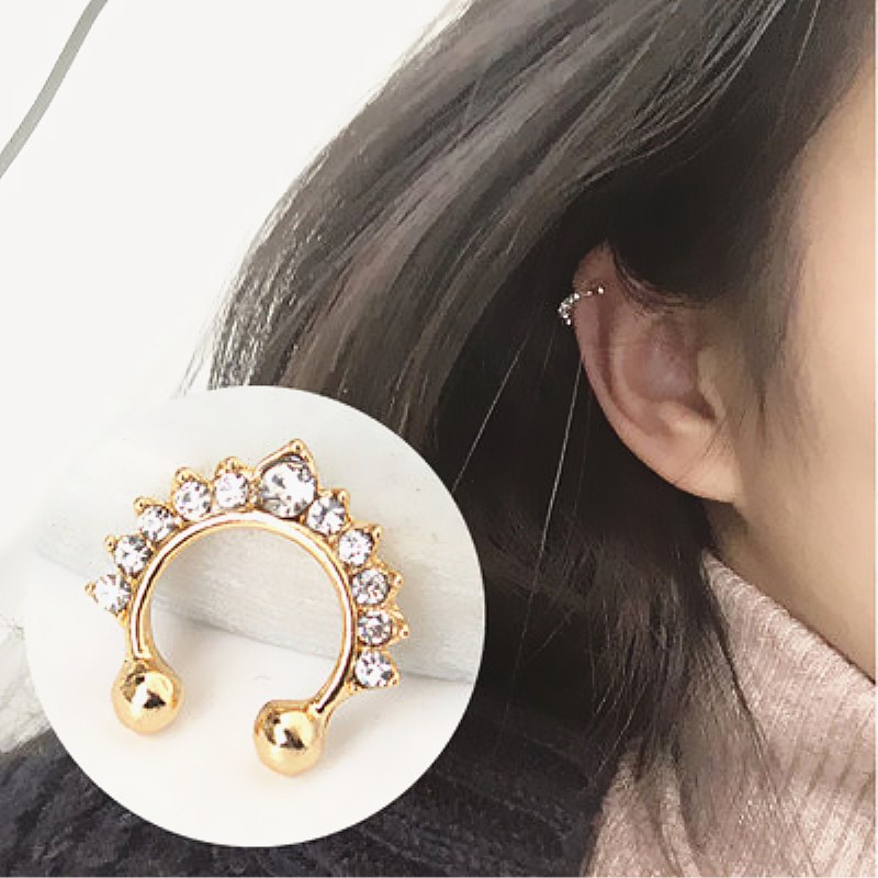 Ear Cuff No Piercing - 1pc U-Form Nasen clip gefälschte Nasenringe