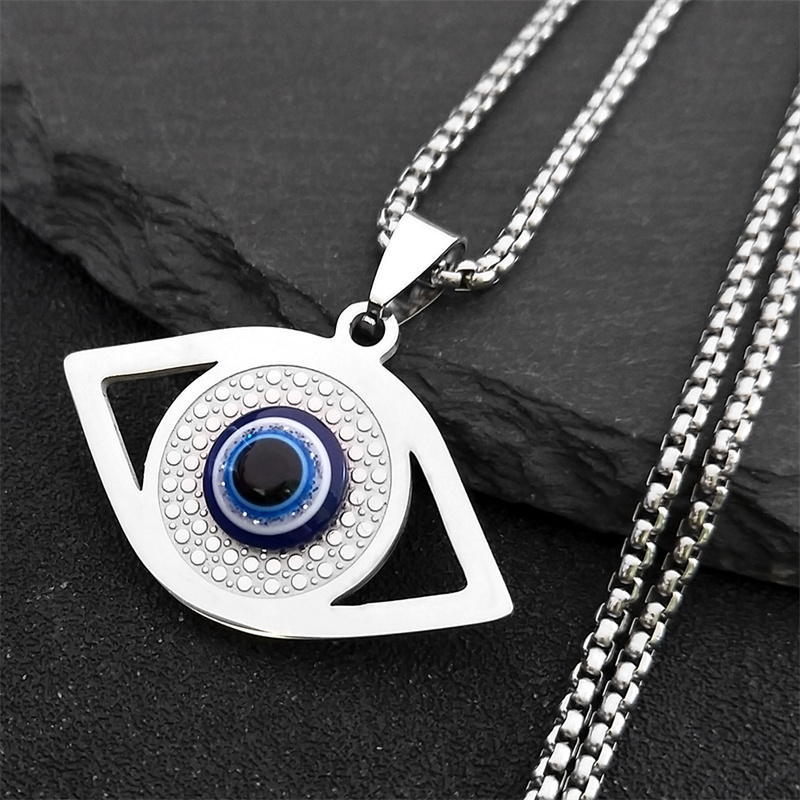 Jewelry & Watches Vitopoulos - Islamische Hamsa Böser Blick Blaues Auge