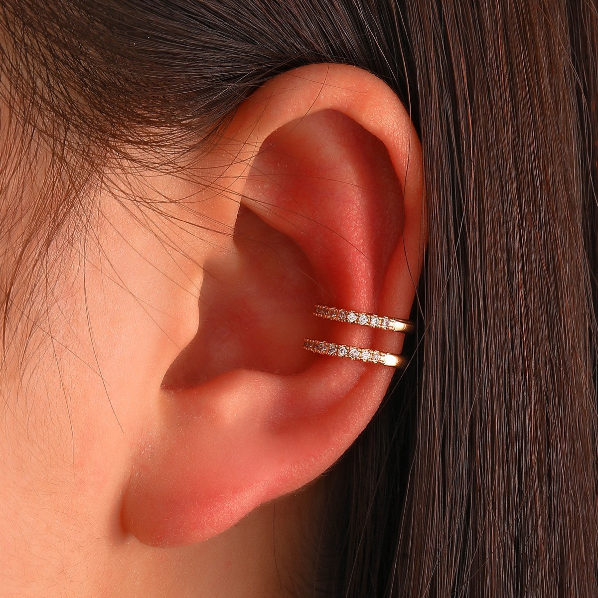Koreanische Kristall-Ohrclips  – Ear Cuff No Piercing Bewertung und Preis