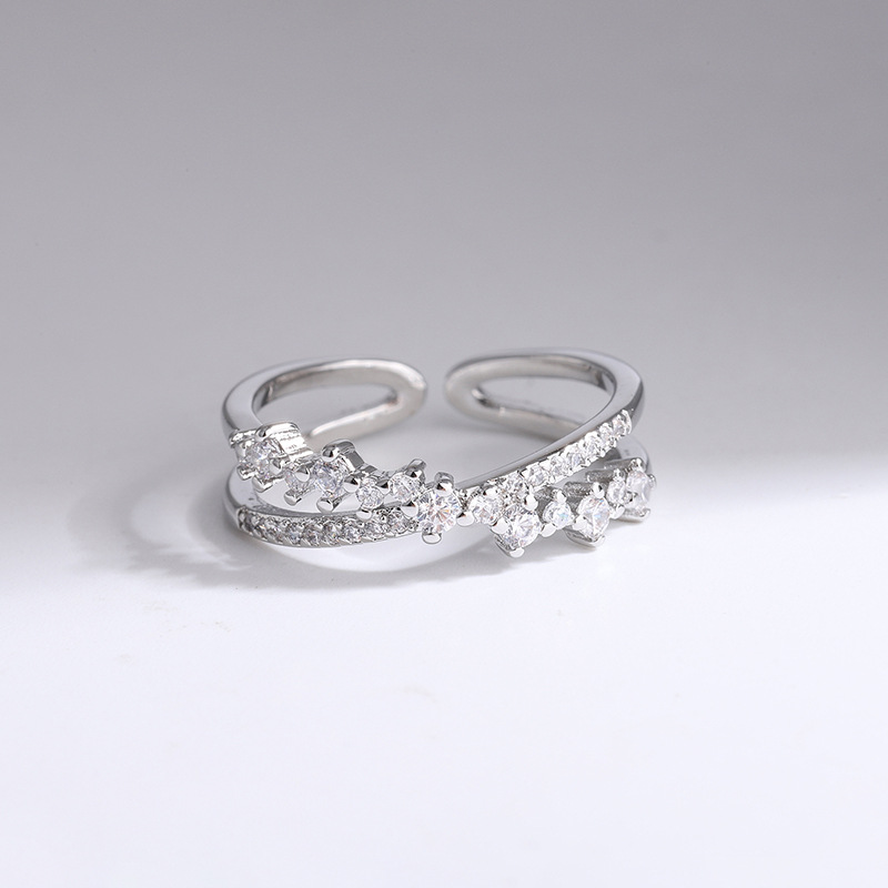 Mode 925 Sterling Silber Zirko – Statement Cocktail Ring Bewertung und Preis