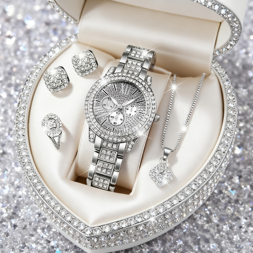 5-teiliges Set, Elegantes Dame – Jewelry Or Watches Bewertung und Preis
