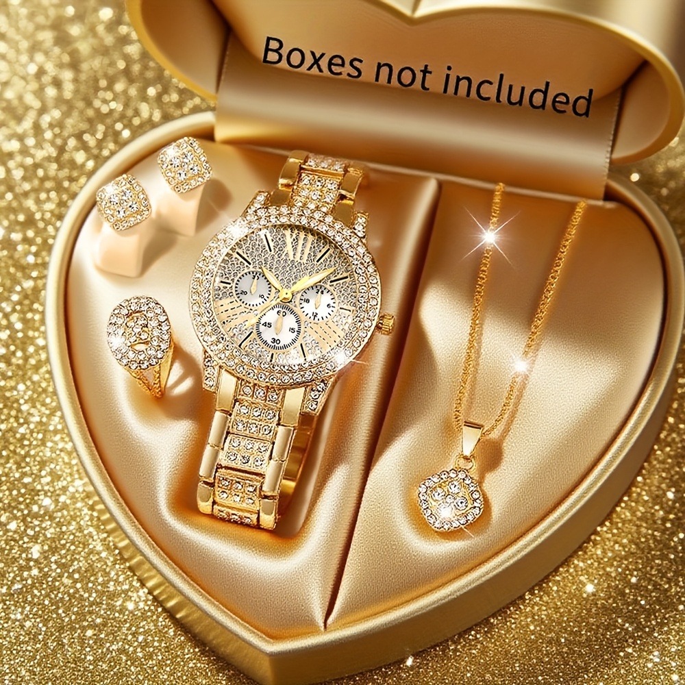 5-teiliges Set, Elegantes Dame – Jewelry Or Watches Bewertung und Preis