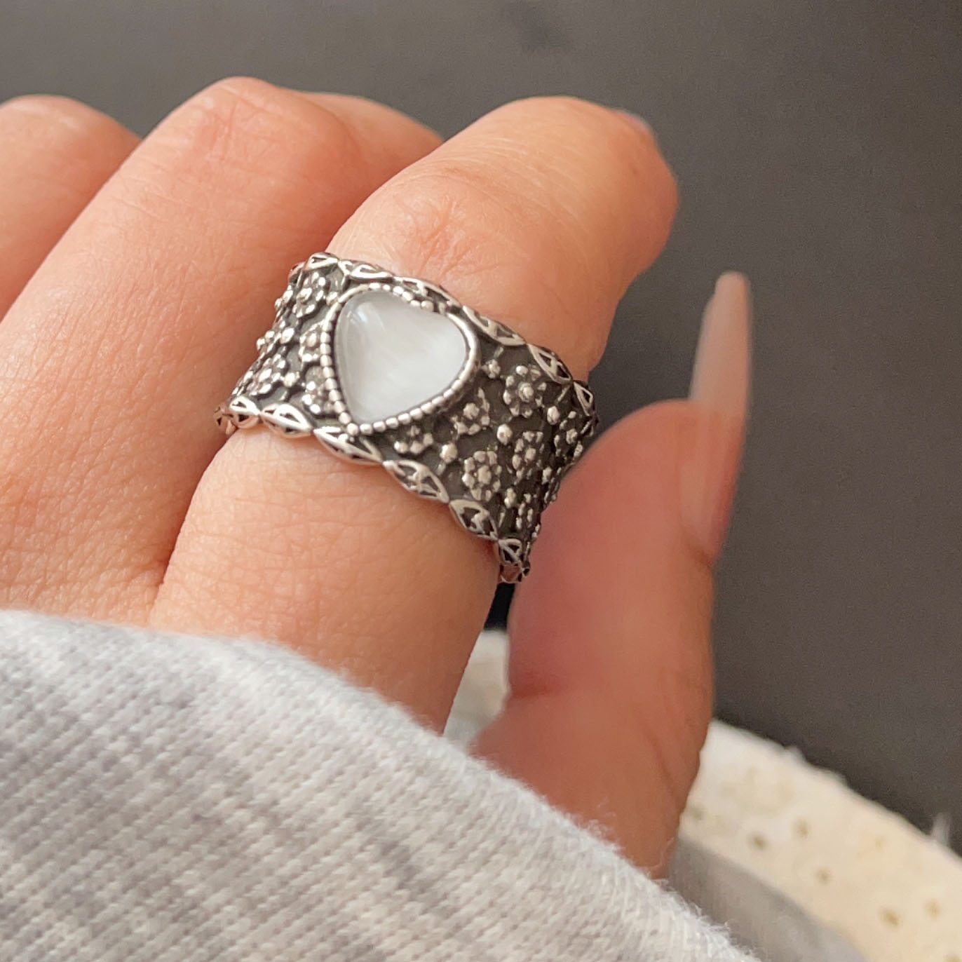 Ringe aus 925er-Sterlingsilber – Statement Cocktail Ring Bewertung und Preis