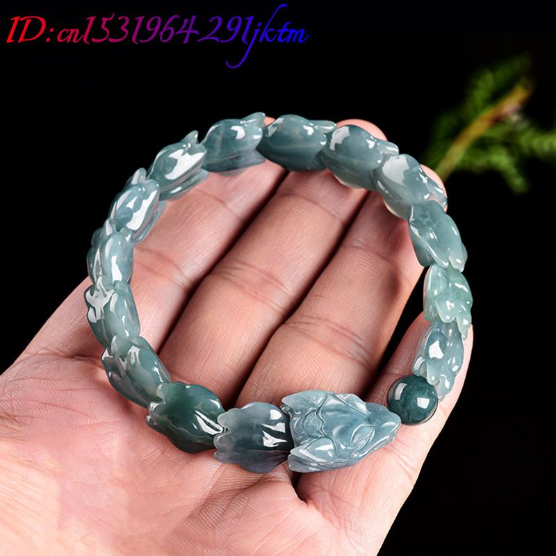 Blaues Burmesisches Jadeit-Dra – Jewelry & Watches Vitopoulos Bewertung und Preis