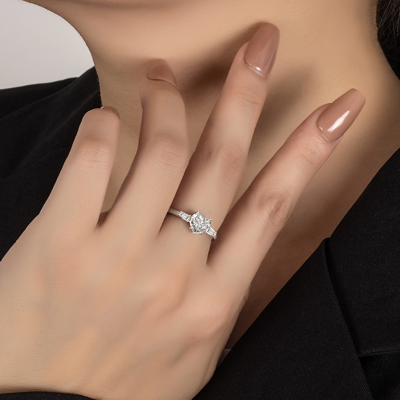 PERFANY 1CT Herzschliff Moissa – Statement Cocktail Ring Bewertung und Preis