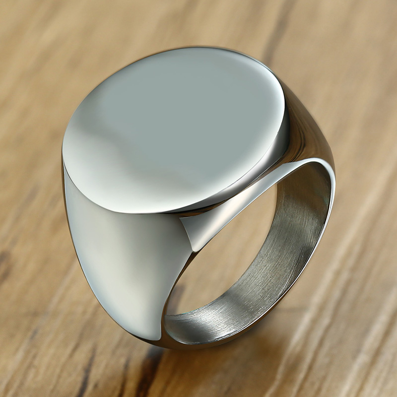 Vnox Stilvolle Muster Schrift  – Statement Cocktail Ring Bewertung und Preis